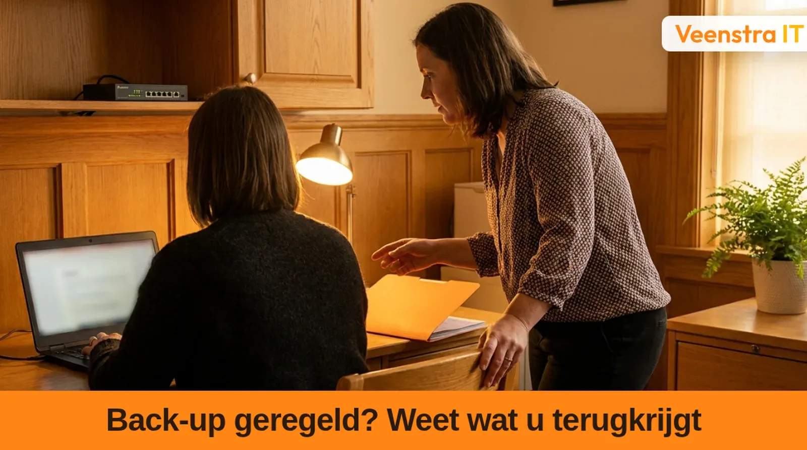Wat dekt de back-up bij de leverancier voor uw school?