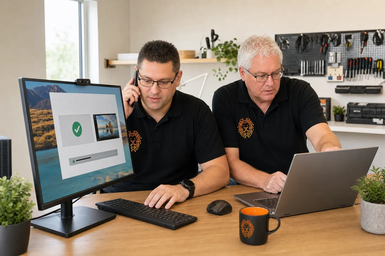 Mike Veenstra helpt op afstand